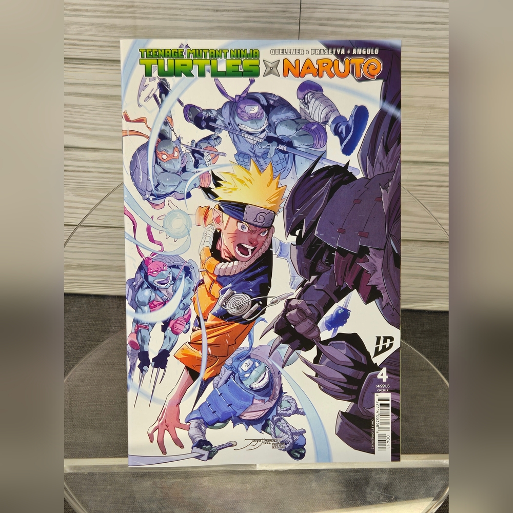 Teenage Mutant Ninja Turtles x Naruto #4A (2025) IDW, Viz Media, Jorge Jiménez